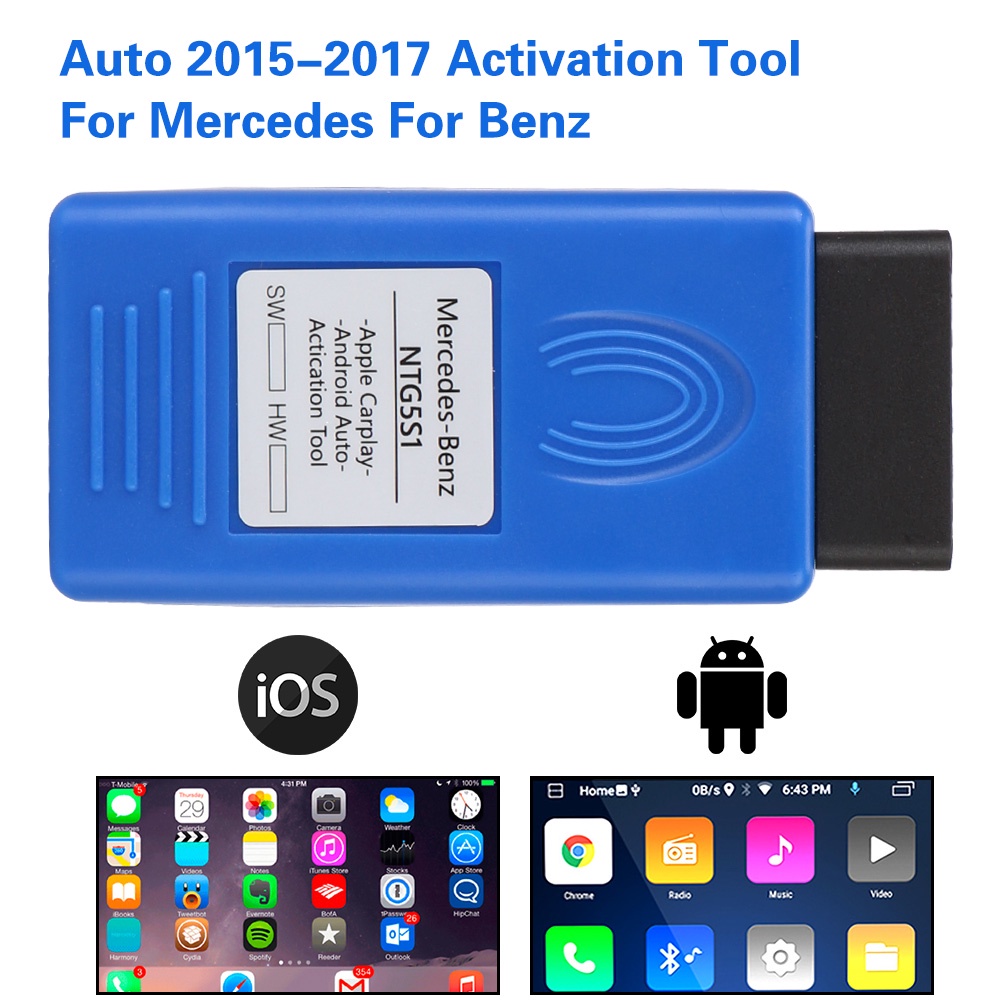 NTG5S1 NTG5 S1 CarPlay Android Auto Activation Tool For Mercedes Benz ...