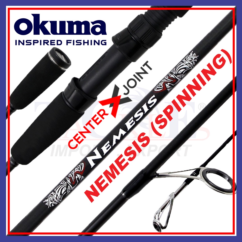 kelebihan rod okuma nemesis Okuma Nemesis Joran Pancing Spinning 5'6-7'0kaki | Air Tawar | TCE Tackles  Fishing Rod