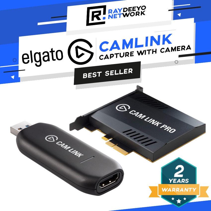 Elgato Cam Link 4K Broadcast live, record via DSLR, camcorder, or