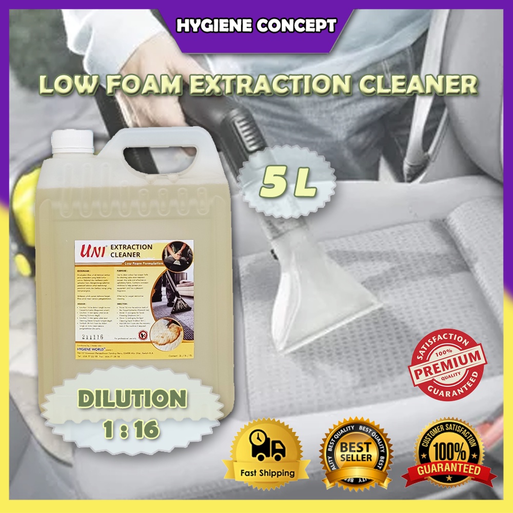 5L Extraction Cleaner Low Foam Carpet Shampoo Cushion Cleaner