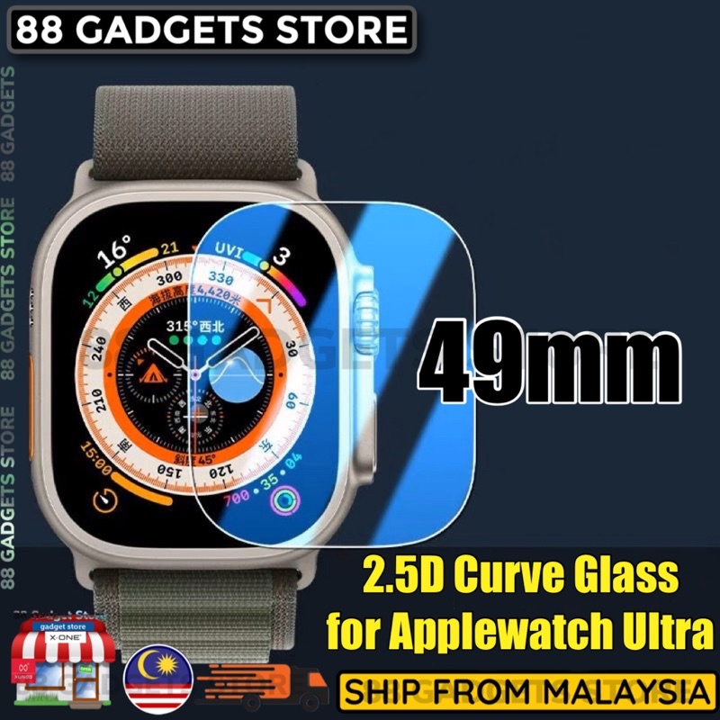 GlassPro for APPLE WATCH ULTRA 2 / Ultra 49mm 9H Clear Blueray Tempered
