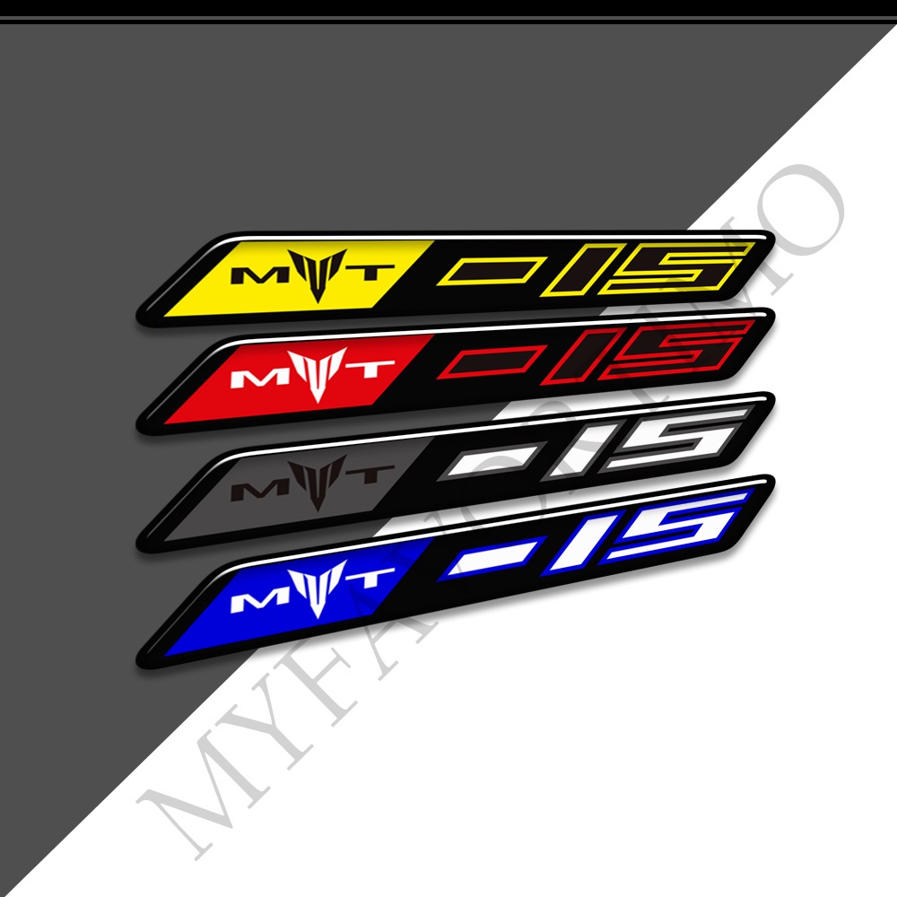 For Yamaha MT-15 MT15 MT - 15 Tank Pad Protector Decal Stickers Emblem ...