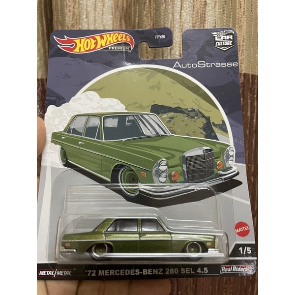 Hot Wheels Premium 72 Mercedes Benz 280 Sel 4 5 Car Auto Strasse Shopee Malaysia