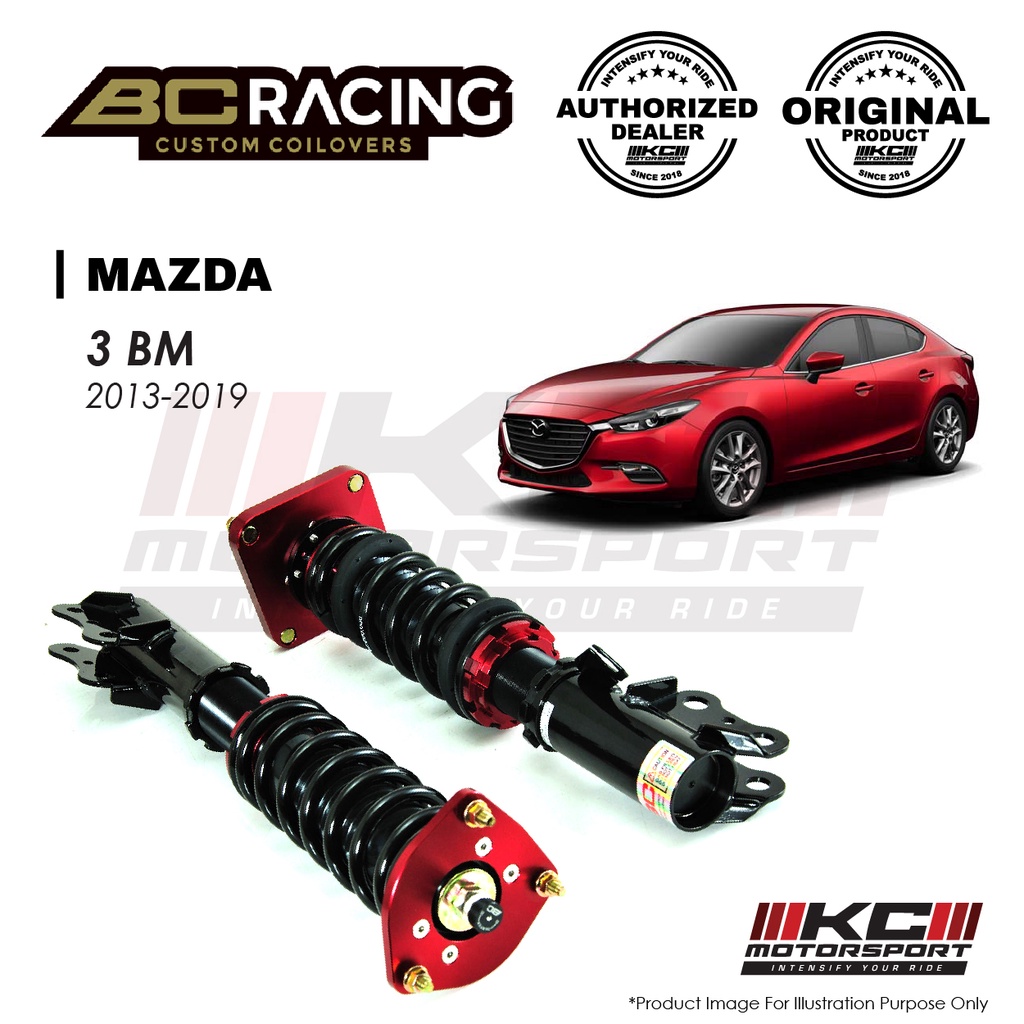 Mazda 3 BM 2013-2019 - BC Racing V1 Fully Adjustable Suspension ...