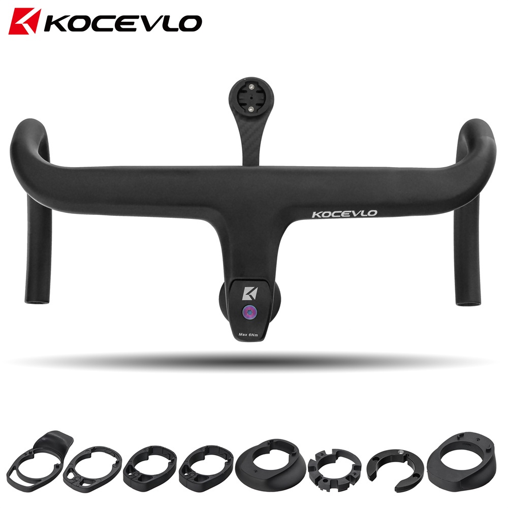 KOCEVLO Carbon Road Bicycle Handlebar integrated handlebar internal ...