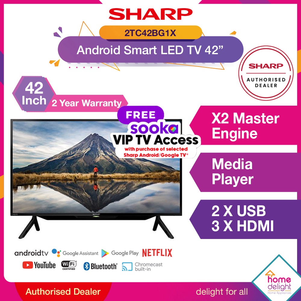 Sharp Full Hd Google Tv Inch Tc Eg X Shopee Malaysia