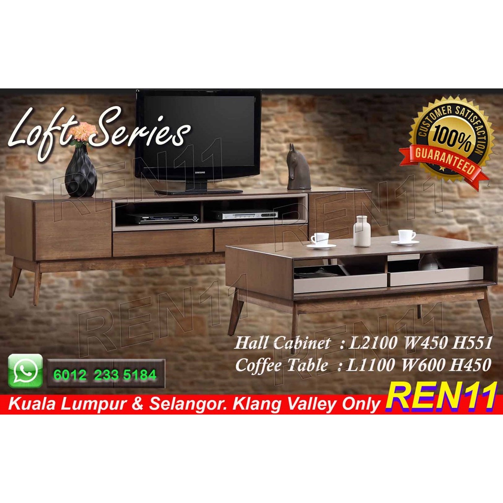 Antique Solid Hall TV Console Display