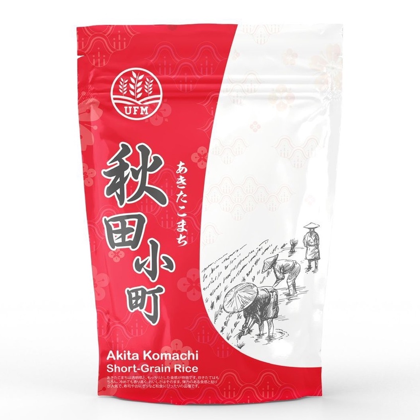 [1KG] Akita Komachi Japonica Rice 1kg Premium Japanese Sushi Rice ...