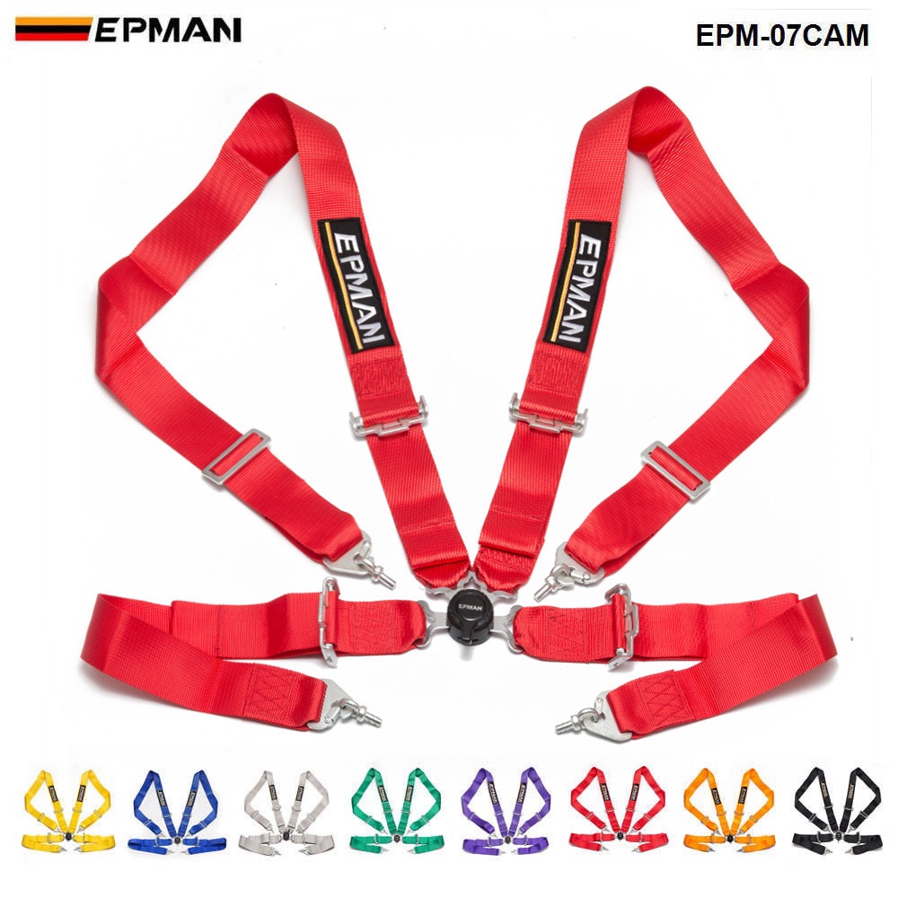 Universal Epman Car 4 Point Racing Safety Harness Camlock 3
