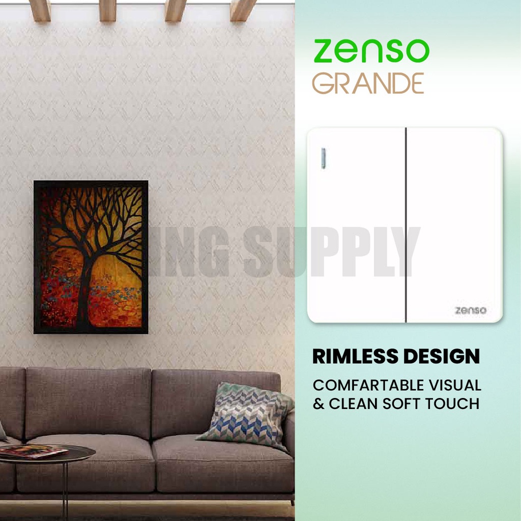 MS_ SIRIM ZENSO Grande Model Switch Metallic Surface Power Wall ...