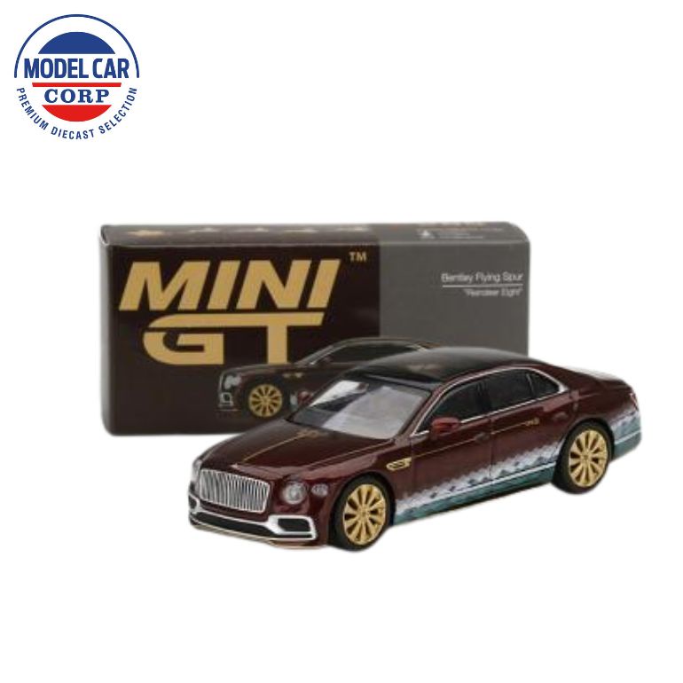 Mini GT 1:64 Bentley Flying Spur Verdant (Green) #286 - Foto 12