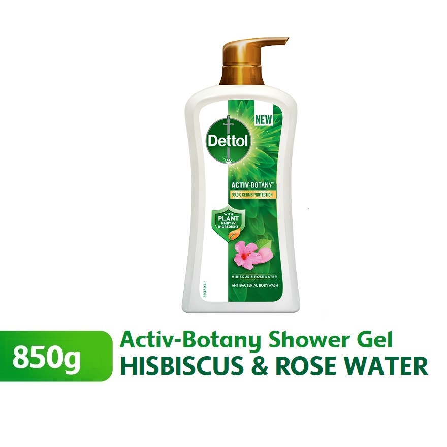 DETTOL Shower Gel ACTIV BOTANY Hibiscus 850ML | Shopee Malaysia