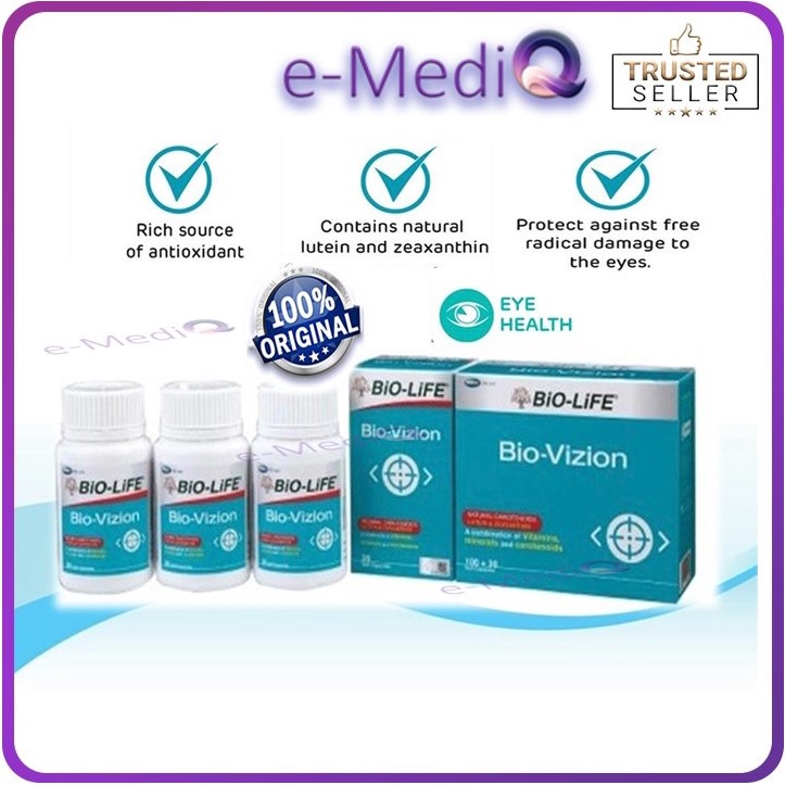 BioLife BIOVIZION [Eye Health BioLife ] 100s+30+FREE 30s (Exp Mar