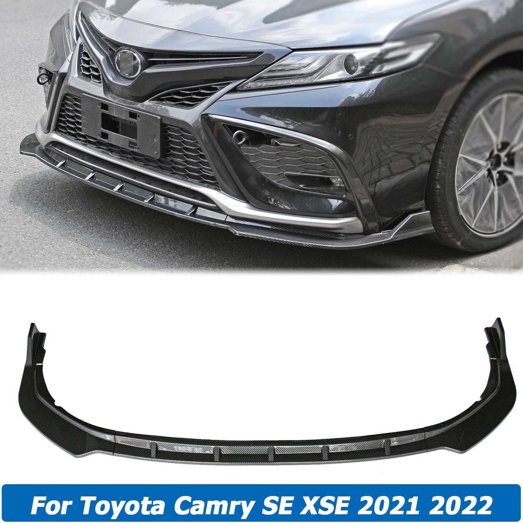 For Toyota Camry SE XSE Sport 2021 2022 Front Bumper Lip Spoiler Side ...