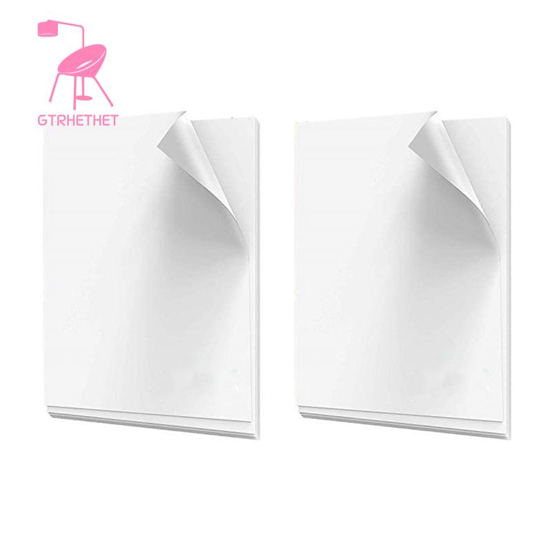 Premium Printable Waterproof Vinyl Sticker Paper for Inkjet and Printer 210x280mm 60 Sheets ...