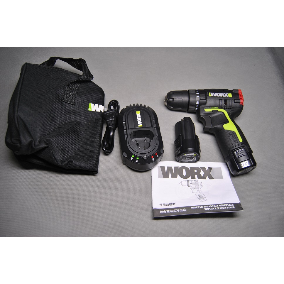 WORX Lithium Electric Impact Drill WU131X Brushless 12V Rechargeable ...