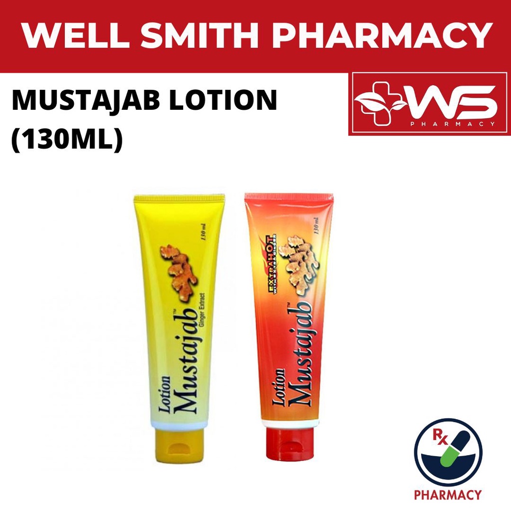 MUSTAJAB LOTION (PATI HALIA / PATI HALIA EXTRA HOT) (130ML) | Shopee ...