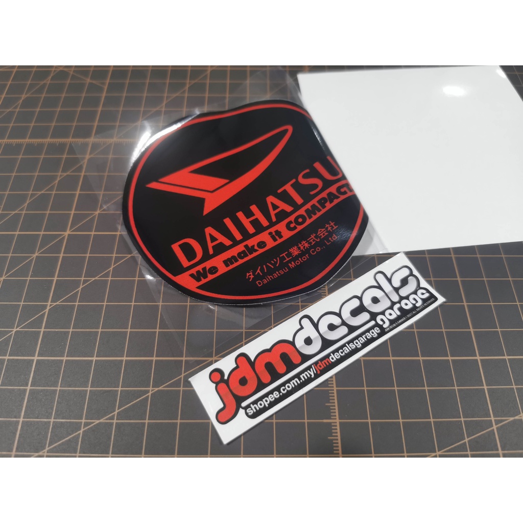 Daihatsu Round Car Windscreen Decal Sticker Shopee Malaysia