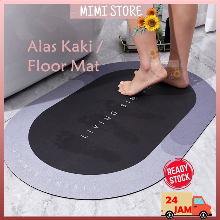 Alas Kaki Magik (Floor Mat) Serap air cepat / Cepat Kering / Tidak ...