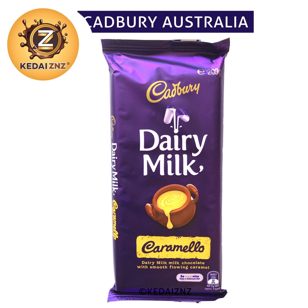 Chocolate Cadbury Dairy Milk Caramello Chocolate Bar 180g Coklat Shopee Malaysia 