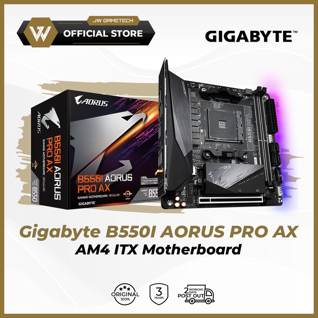 Gigabyte B550I AORUS PRO AX AM4 ITX Motherboard | Shopee Malaysia