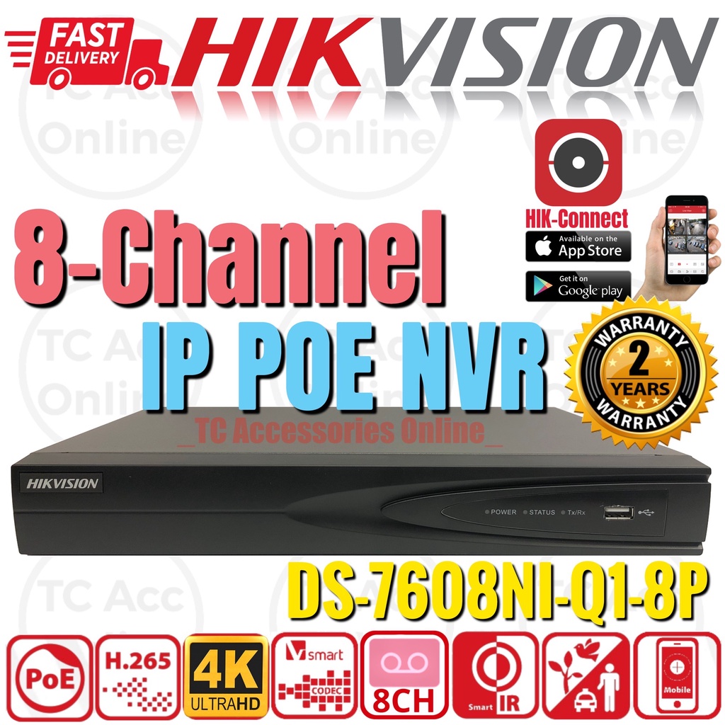 Hikvision nvr 8 channel 2024 setup