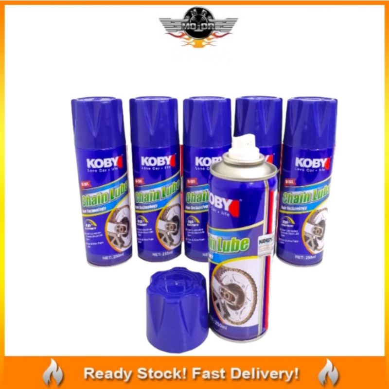 KOBY MOTORCYCLE CHAIN LUBE 250ML O RING CHAIN USE Shopee Malaysia