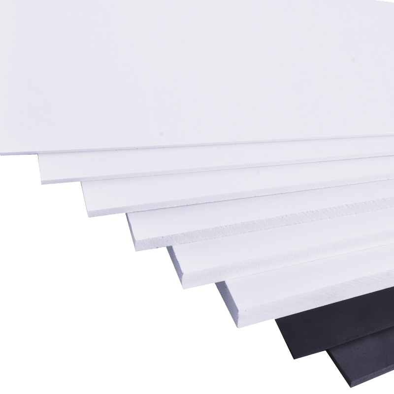 Black/White DIY PVC Sheet Foam Board Plastic White Sheet DIY Model