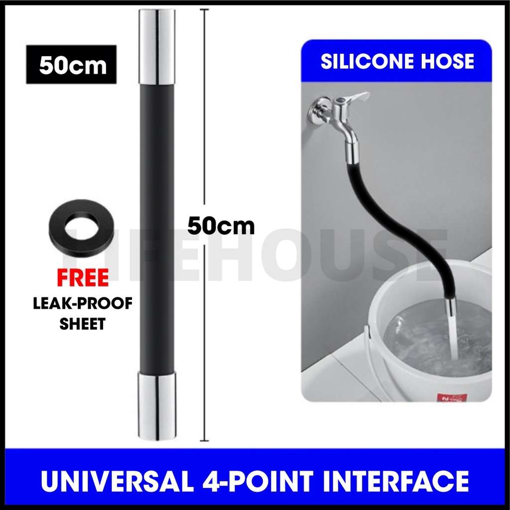 360 Degree Faucet Extension Flexible Hose Sink Tap Kitchen Faucet