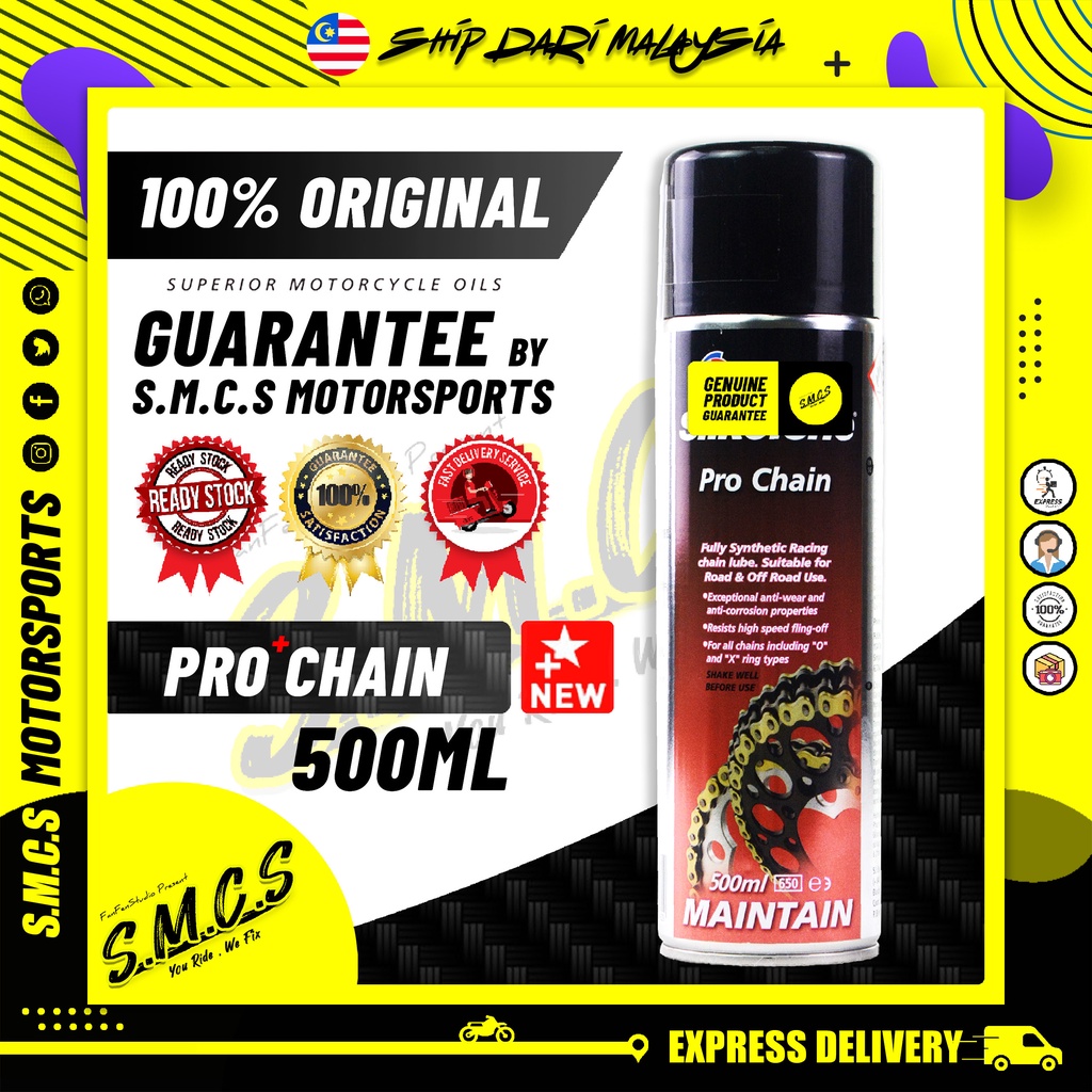 SIKOLENE PRO Chain Lube FULLY SYNTHETIC 500ML [𝟭𝟬𝟬% 𝗢𝗥𝗹𝗚𝗜𝗡𝗔𝗟] Chain Oil ...