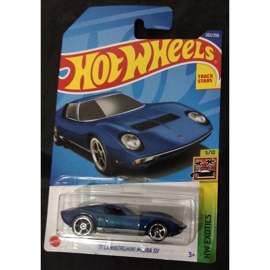 LAMBORGHINI Hot WHEELS' 71lamborghini MIURA SV BLUE BLUE | Shopee Malaysia