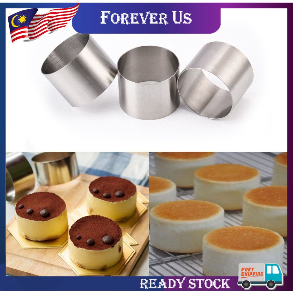 Stainless Steel High Quality Mousse Ring Circle Ring / Ring Kek Bulat