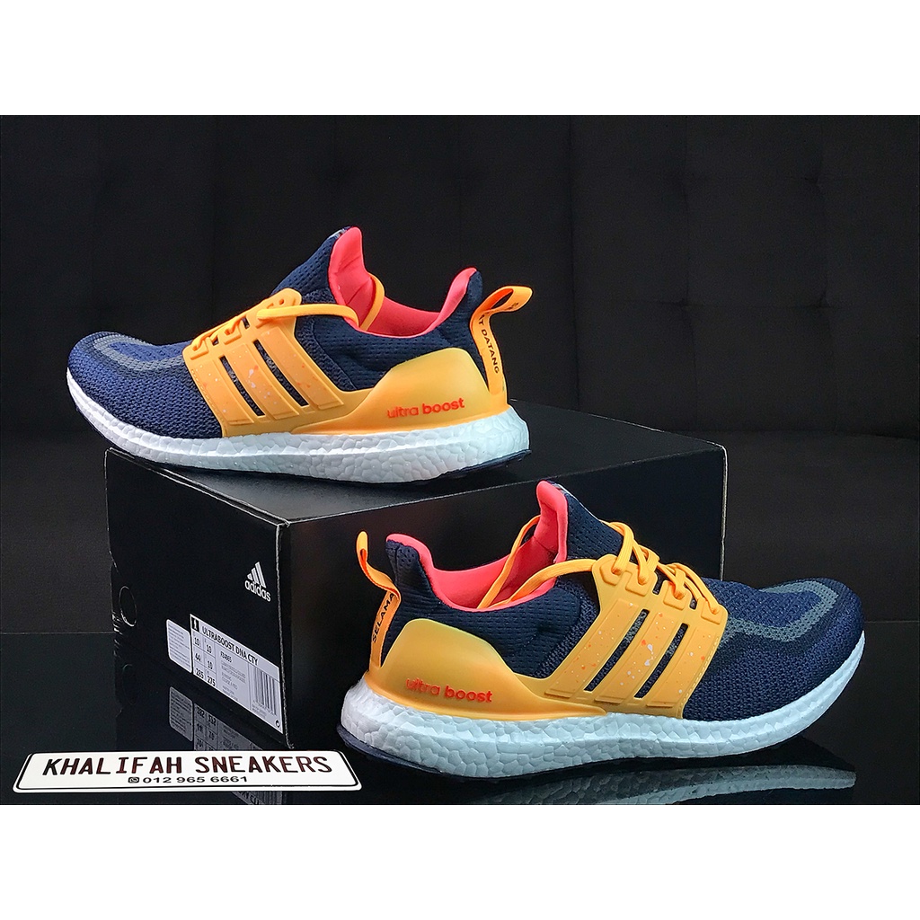 Original Adidas Ultra Boost DNA 'Kuala Lumpur' Running Shoes Dark Blue