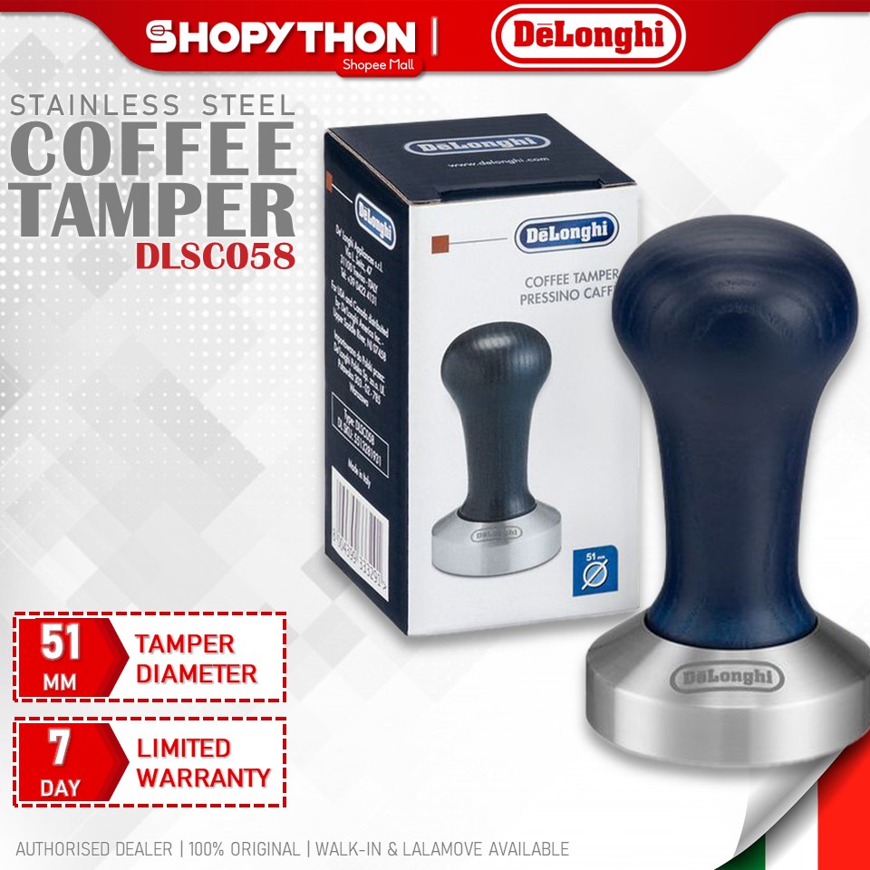 DELONGHI Coffee Tamper DLSC058 Pump Espresso Machine Stainless Steel