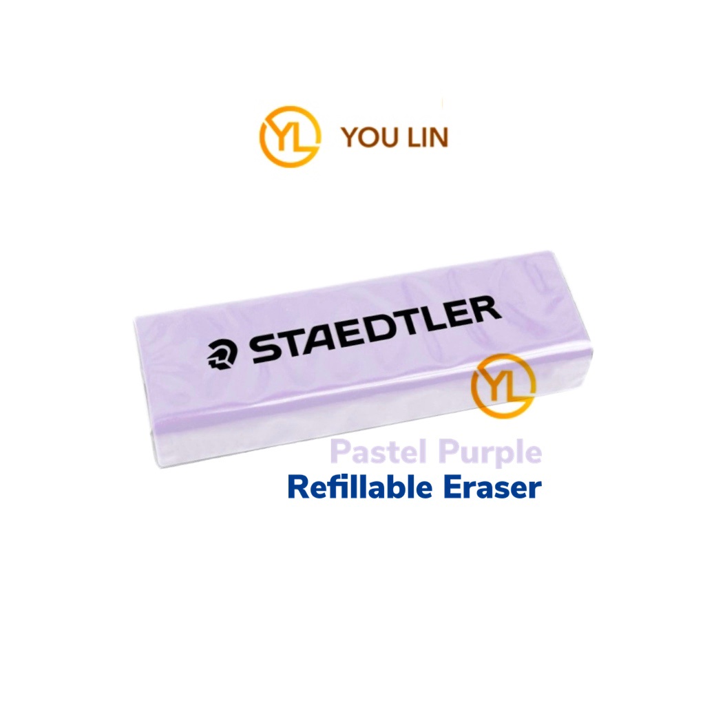Staedtler PVCfree eraser with sliding plastic sleeve 525 PS1P Shopee
