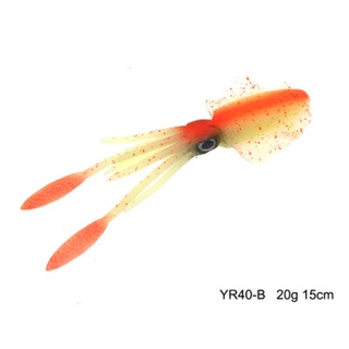Soft Squid Fishing Trolling Lure 2g 7g 15g 20g 60g Luminous UV