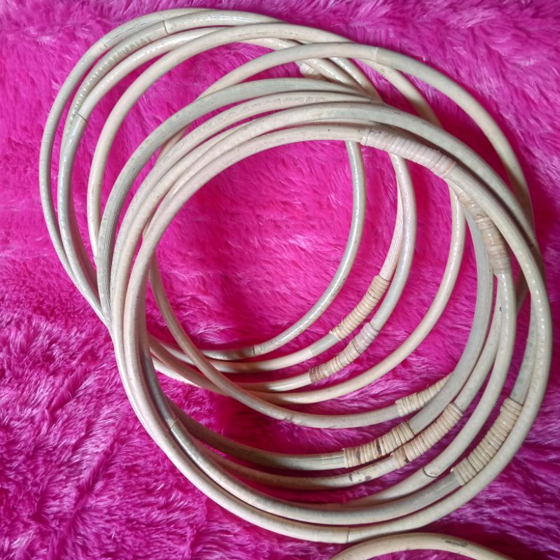 RATTAN BRACELET DIAMETER 25 Cm / RATTAN RING / SIMPAI RATTAN | Shopee ...