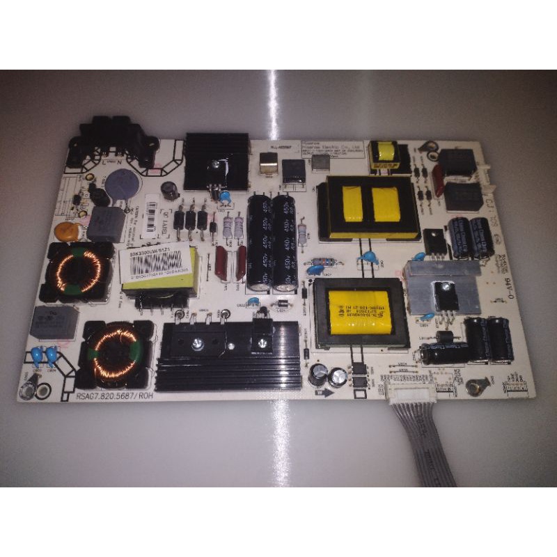 HISENSE 50K3300UW TV POWER BOARD TCON BOARD RIBBON LVDS SPEAKER IR ...