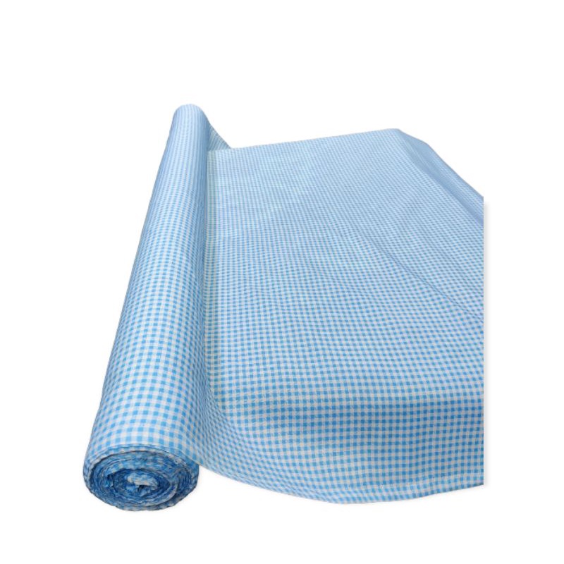 Kain TC (Tetron Cotton) Bidang 48 Inci Corak Petak Kecil/Polkadot/Petak ...