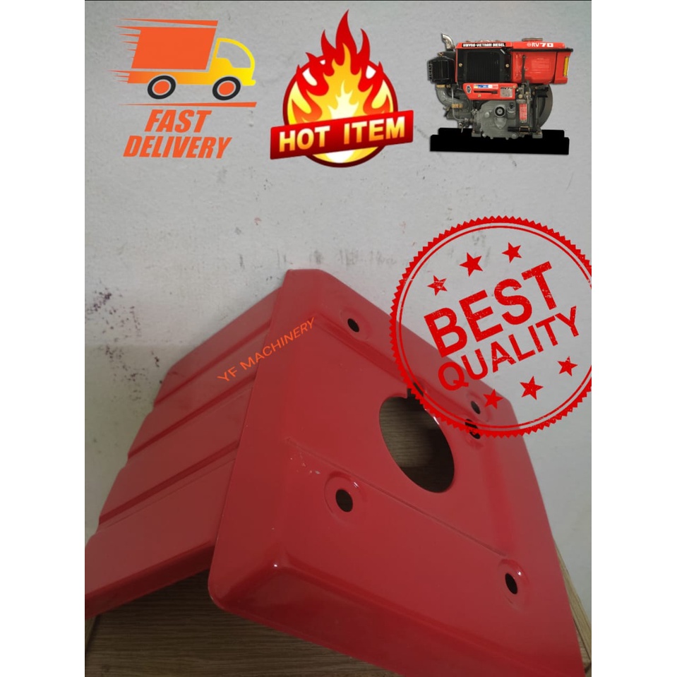 READY STOCK Kubota Vikyno Rv70 Condenser cover Radiator cover Red ...