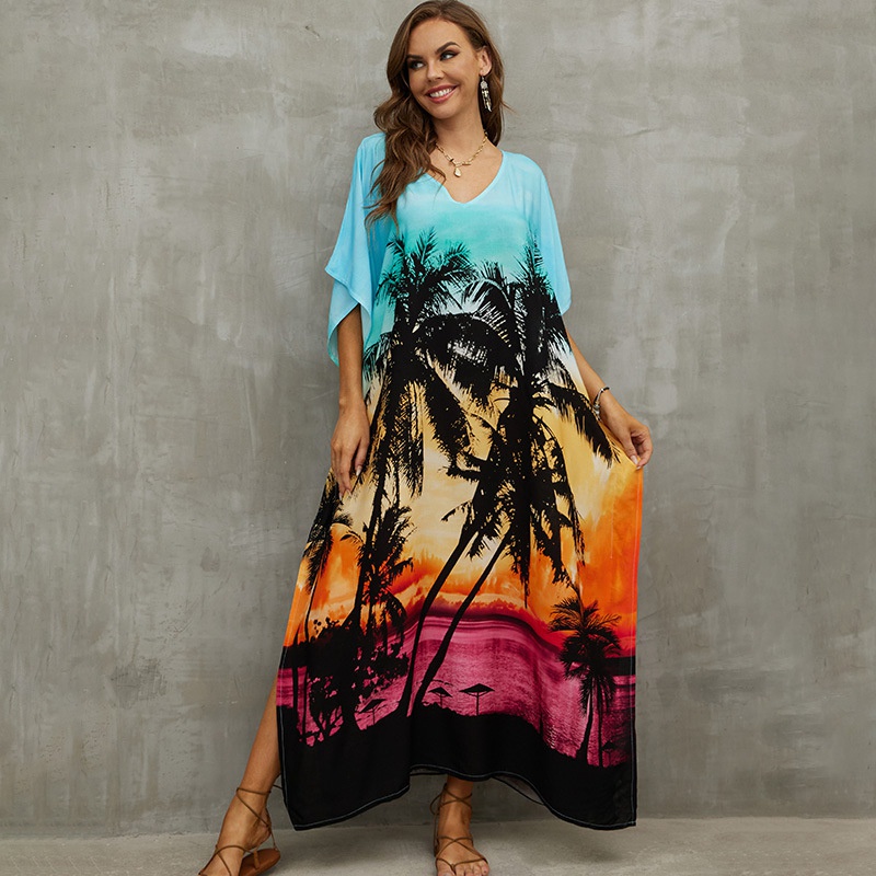 Hitachi Seaside - Black maxi dress