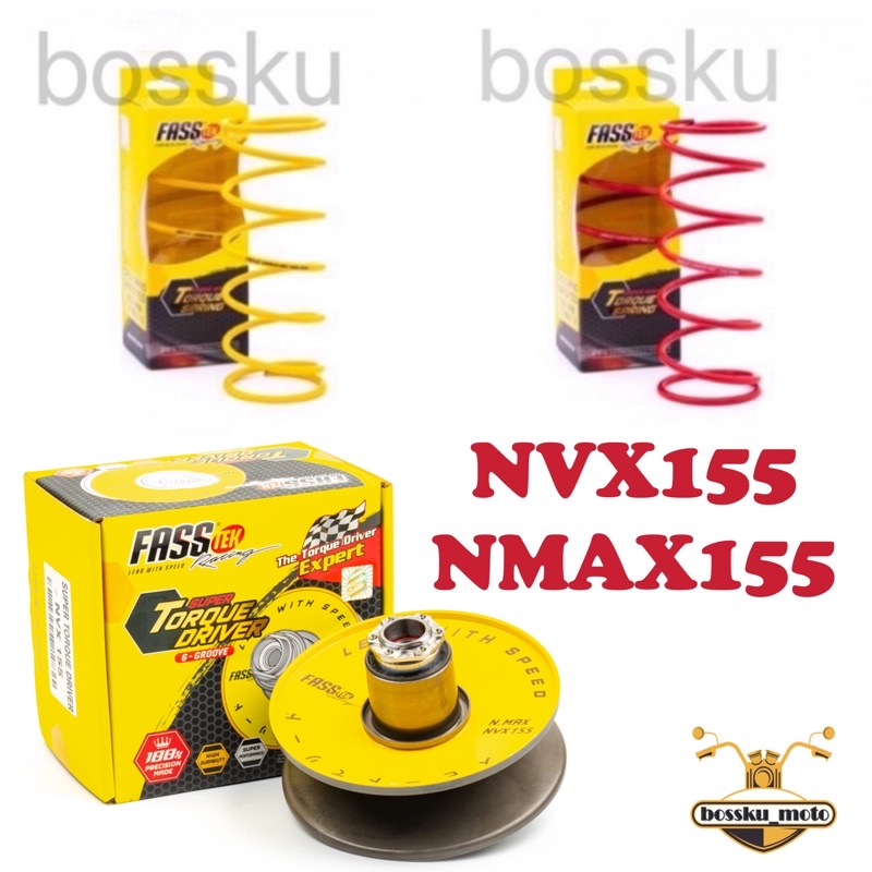 FASSTEK SUPER TORQUE DRIVE 6 GROOVE RACING CVT SPRING NVX155 NMAX ...