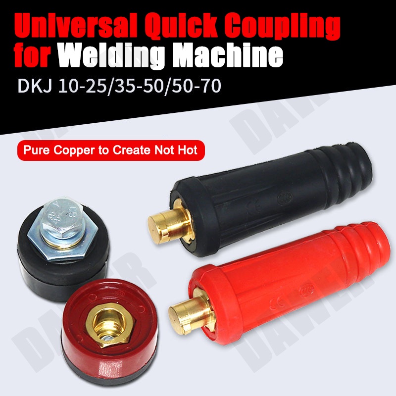DKJ 1025/3550/5070 Europe Welding Machine Quick Fitting Connector