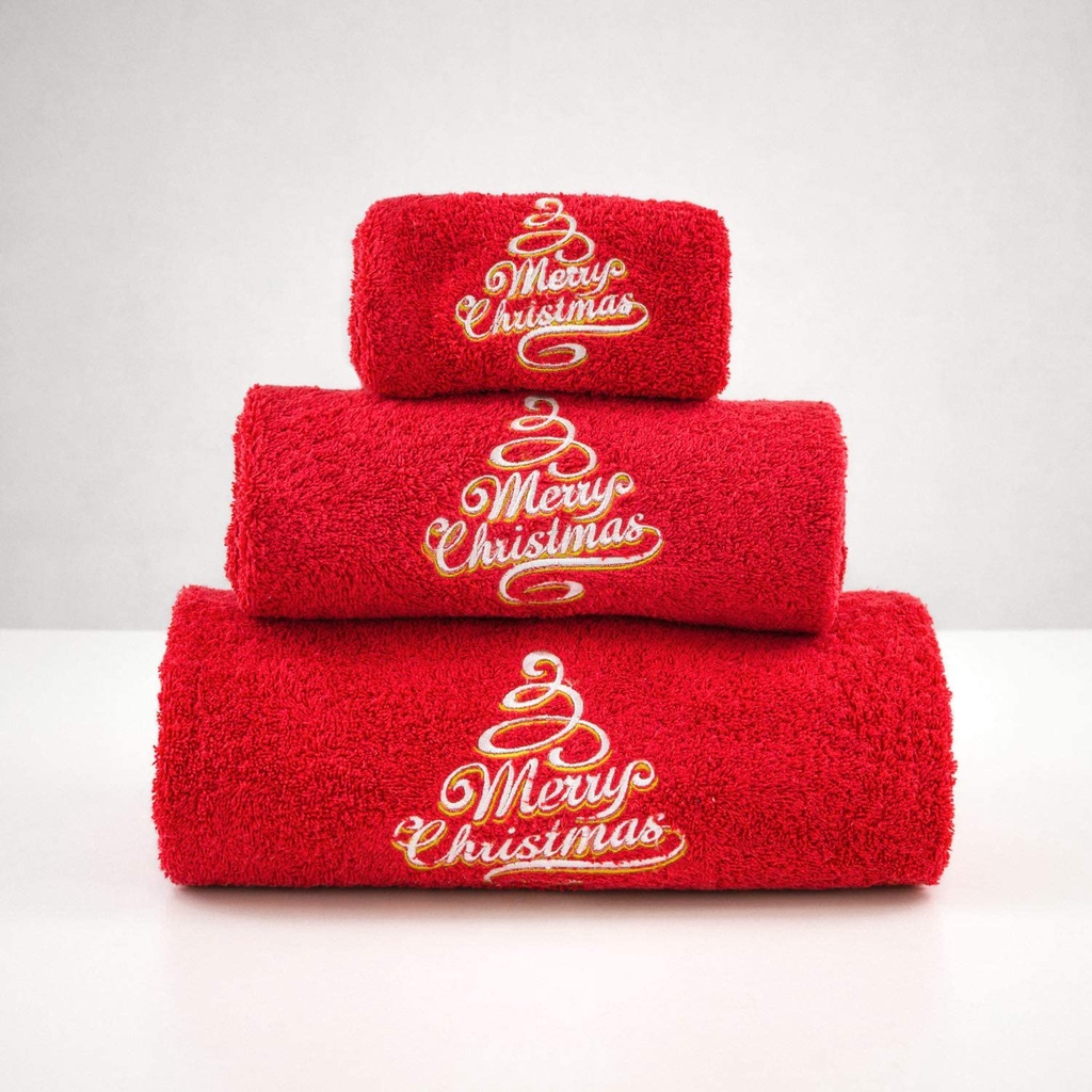 🎄🎄🎄CHRISTMAS BATH TOWEL / CHRISTMAS GIFT 🎅 FREE YOUR NAME Shopee Malaysia