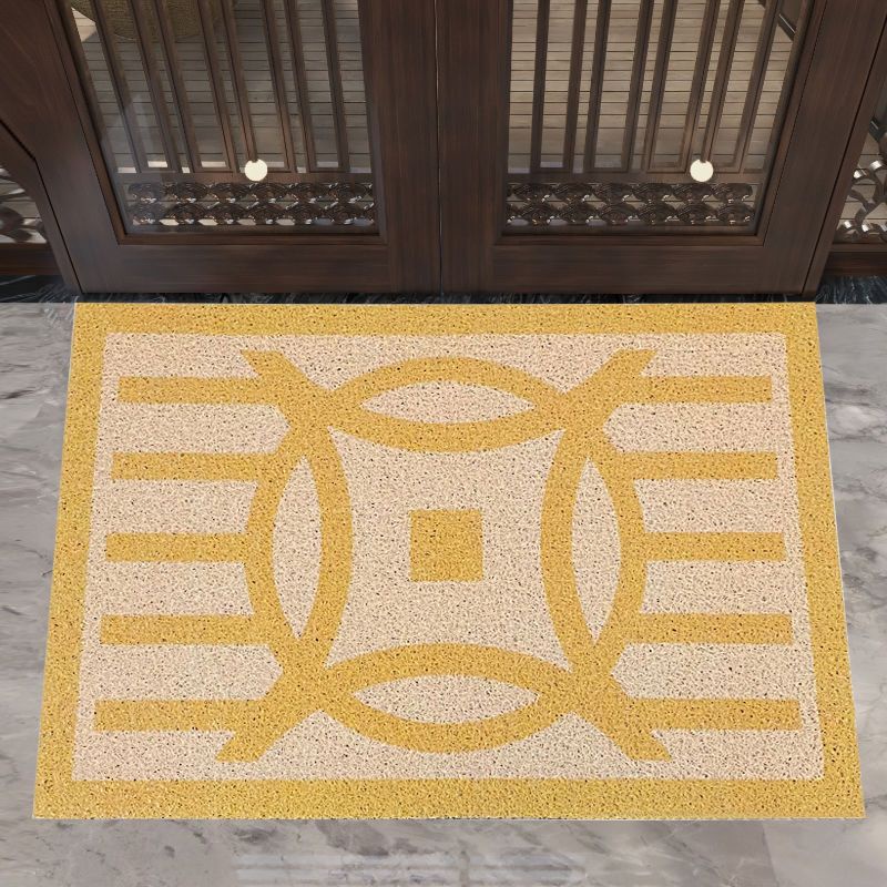 Feng shui mat yellow five lines of door MATS Floor Elements Entry Foot