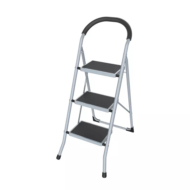 Steel 3 Step Stool Handrail Folding Ladder (Mode: WK2201-3F) - 鋼製 3 ...