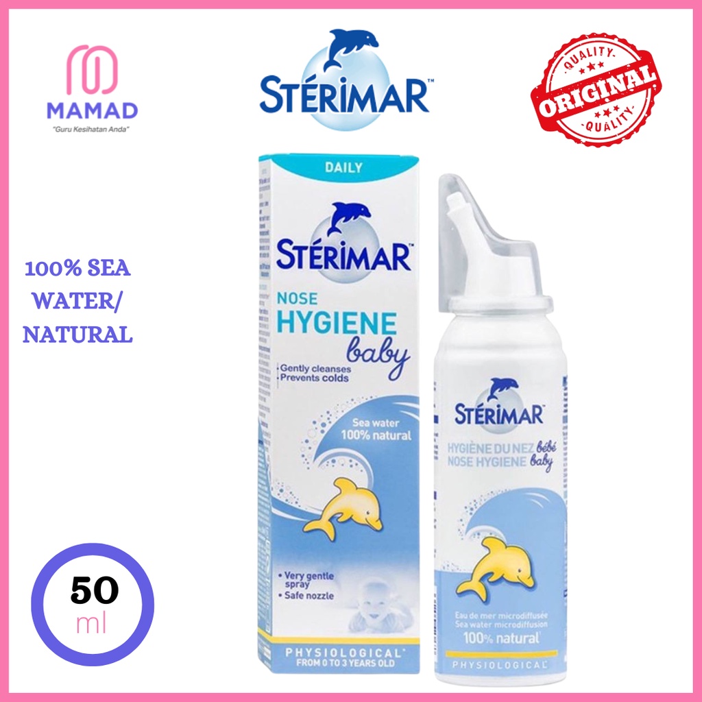 Sterimar Baby Nasal Spray Baby 50ml (Nose Hygiene Baby) Baby Nasal ...