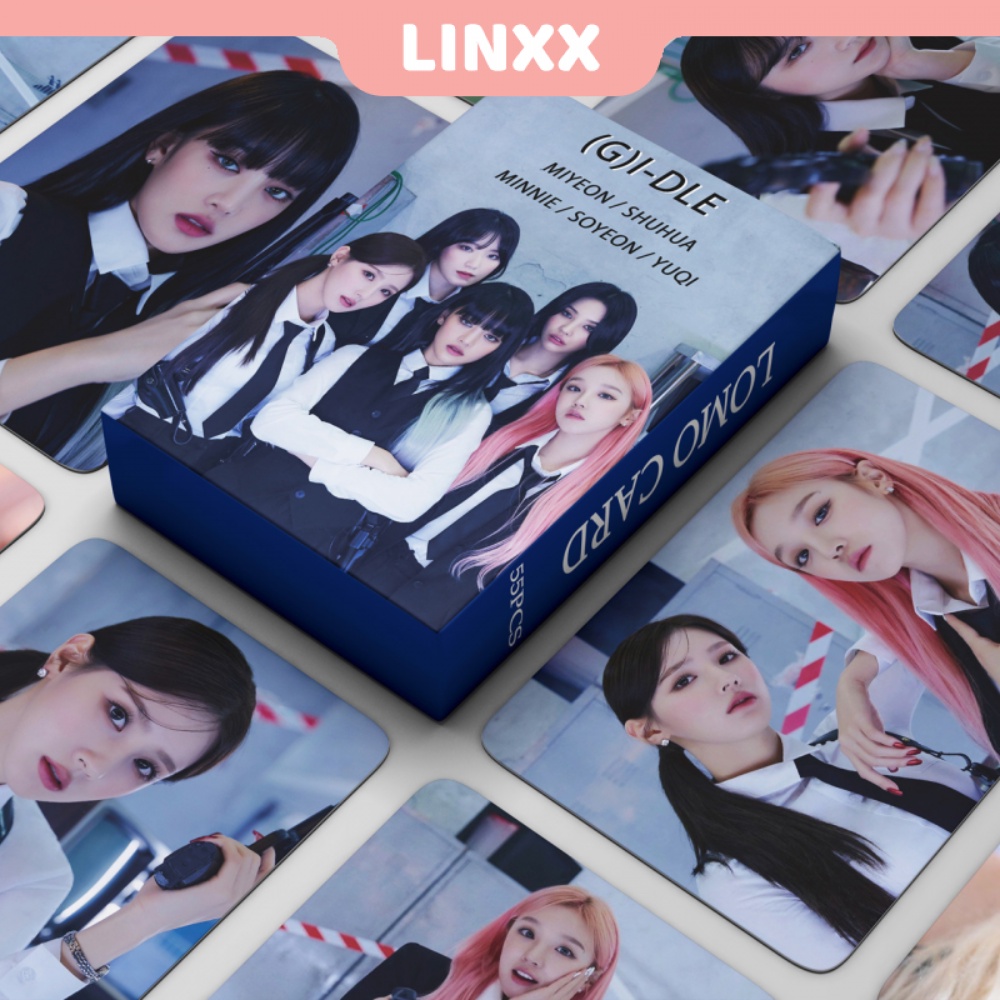 LINXX 55 Pcs (G)I-DLE Minnie Album Lomo Card Kpop Photocards Postcards ...