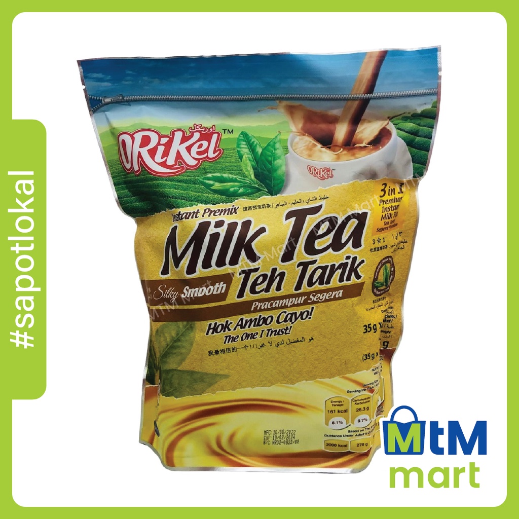 ORIKEL Instant Premix Milk Tea 35g x 15s (Teh Tarik Pracampur Segera ...