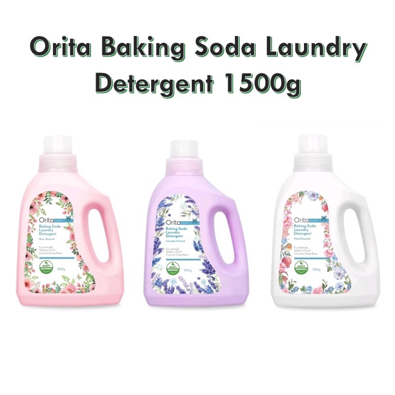 Orita Baking Soda Laundry Detergent 1500ml Shopee Malaysia